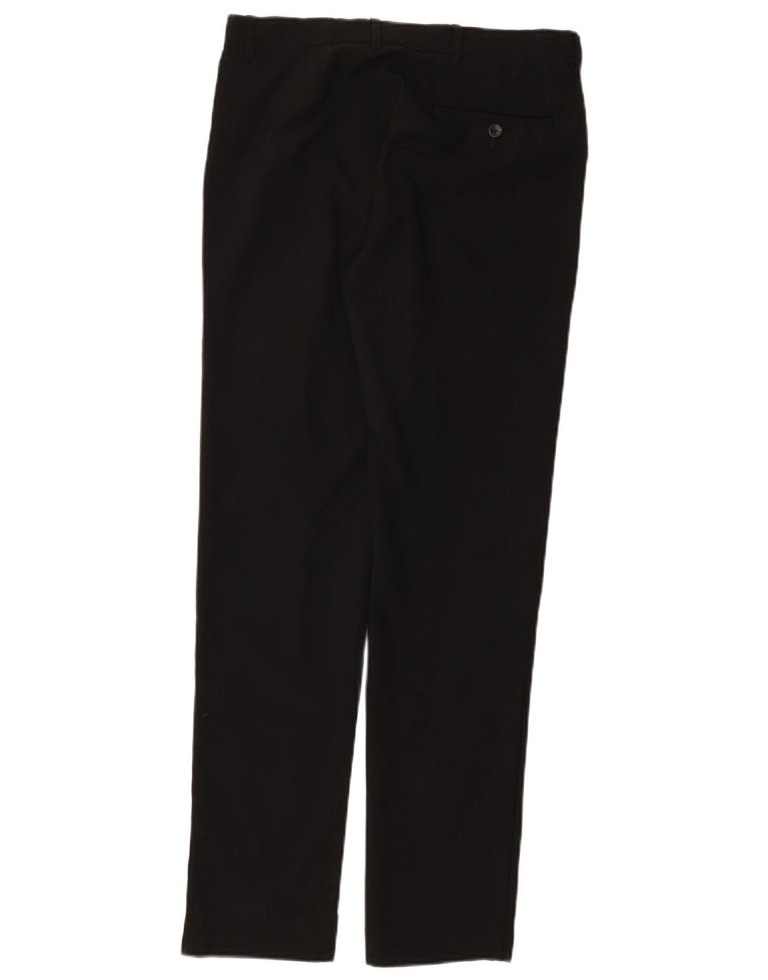 MARKS & SPENCER Womens Skinny Chino Trousers W32 L33 Black Polyester