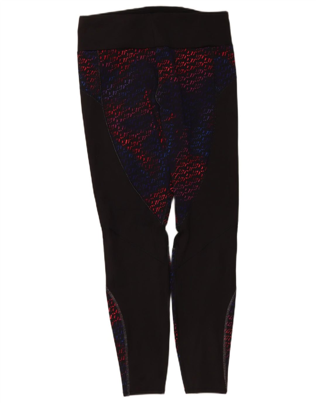 Marks & Spencer Damen Leggings UK 14 Large Schwarz Geometrisch Polyester