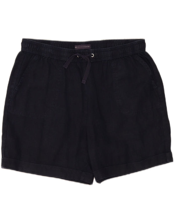 Marks & Spencer Damen Chinoshorts UK 16 Large W36 Marineblaues Leinen