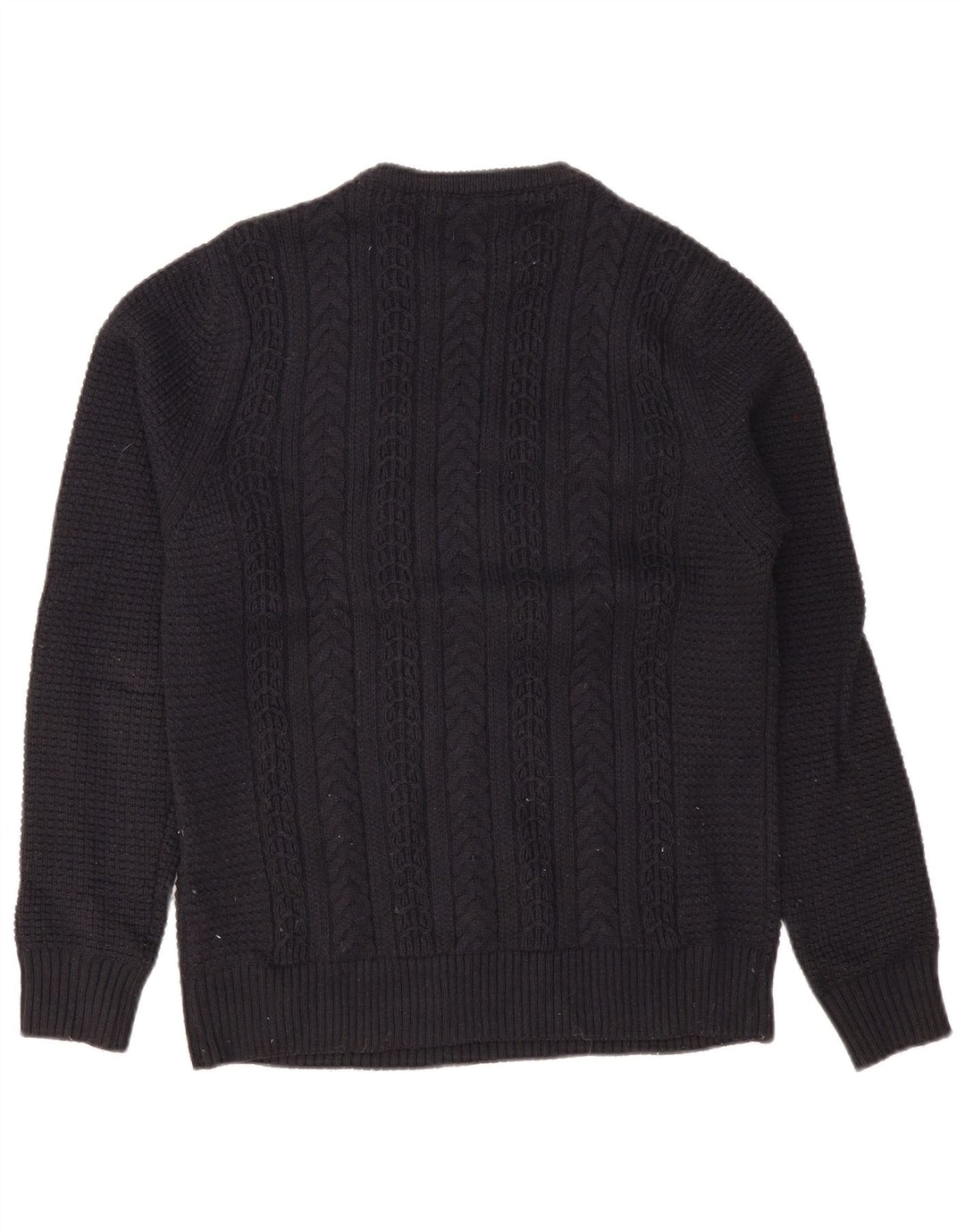 Zara Herren-Pullover mit Rundhalsausschnitt, mittelgroß, Marineblau