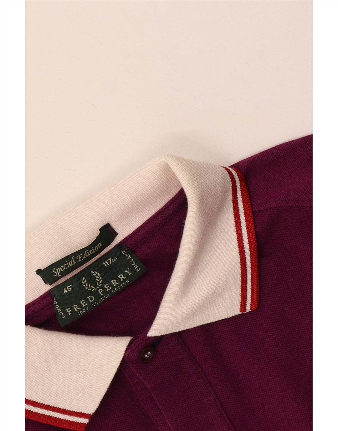 Fred Perry Herren Special Edition Rugby-Poloshirt, groß, kastanienbraun gestreift
