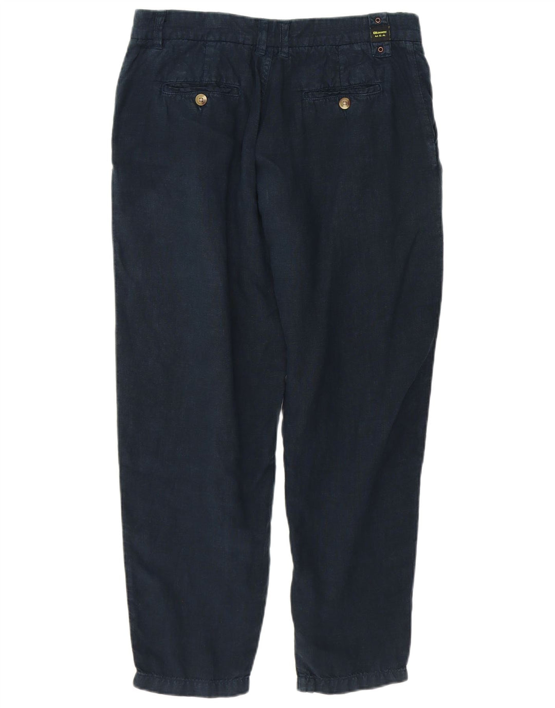 BLAUER Mens Tapered Cropped Trousers  W29 L25 Navy Blue