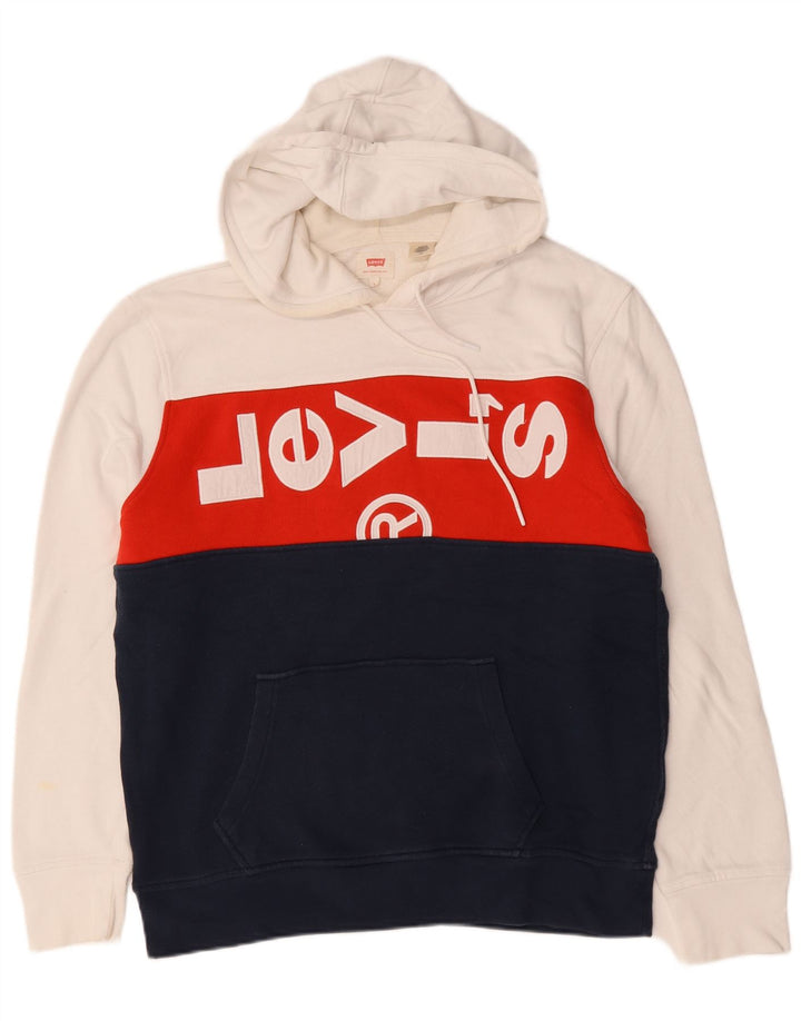 Levi's Herren-Kapuzenpullover mit Grafik, groß, mehrfarbig, Colourblock-Baumwolle