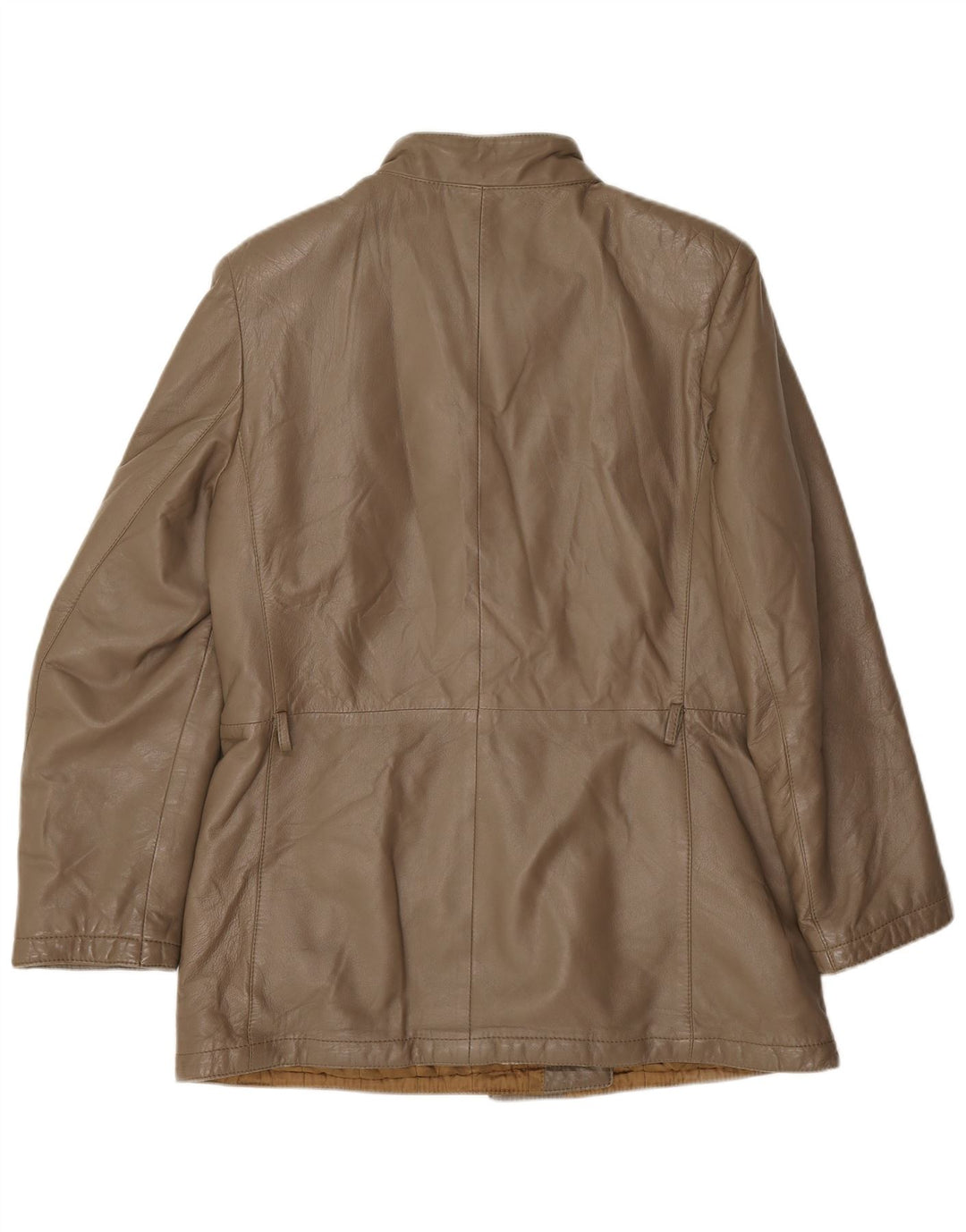 Bignami Damen Lederjacke IT 44 Mittelgrau