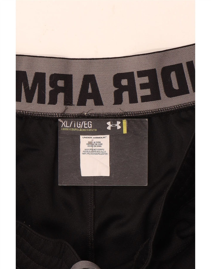 Under Armour Herren-Trainingshose XL, schwarzes Polyester