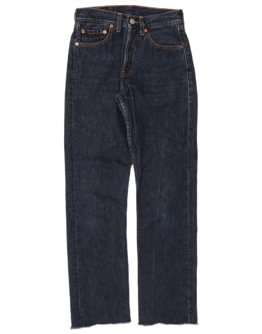 Levi's Damen 501 Straight Jeans W26 L30 Marineblau
