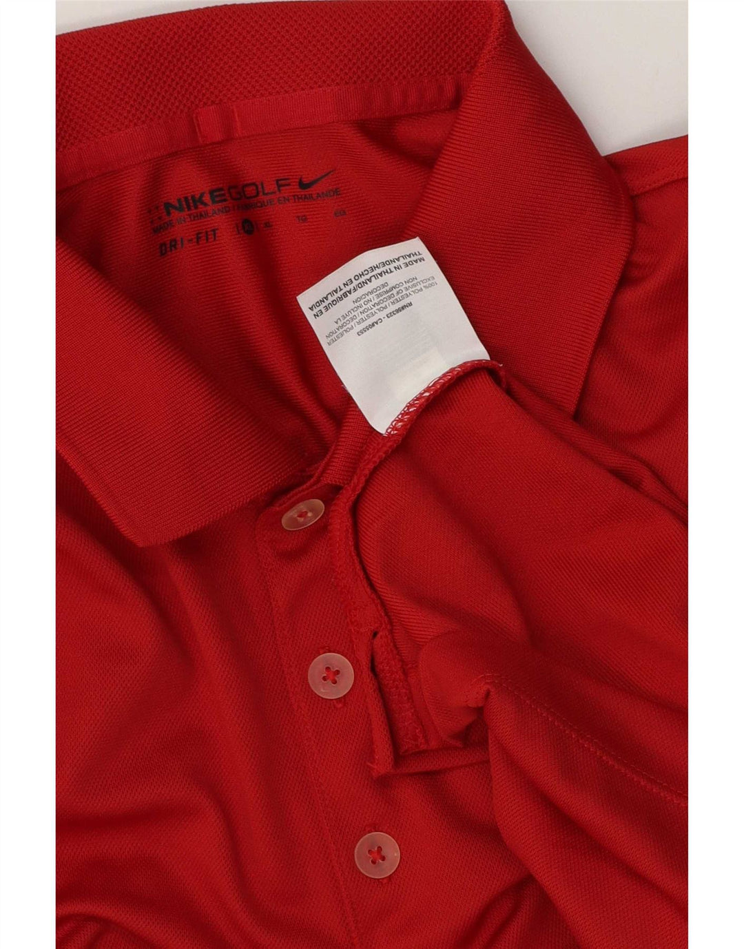 Nike Herren Dri Fit Poloshirt XL Rot Polyester