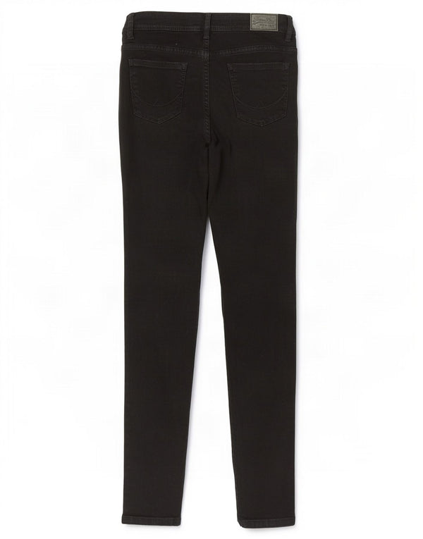 Superdry Damen Alexia Jegging Jeans W28 L32 Schwarz Baumwolle