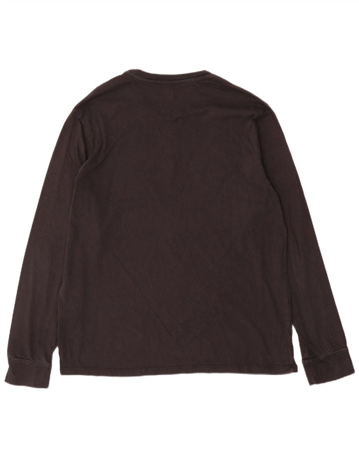 Levi's Herren-Oberteil mit Grafik, Standard-Passform, langärmlig, groß, aus schwarzer Baumwolle