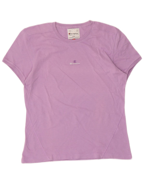 Champion Damen Heritage Classics T-Shirt Top UK 18 XL Lila