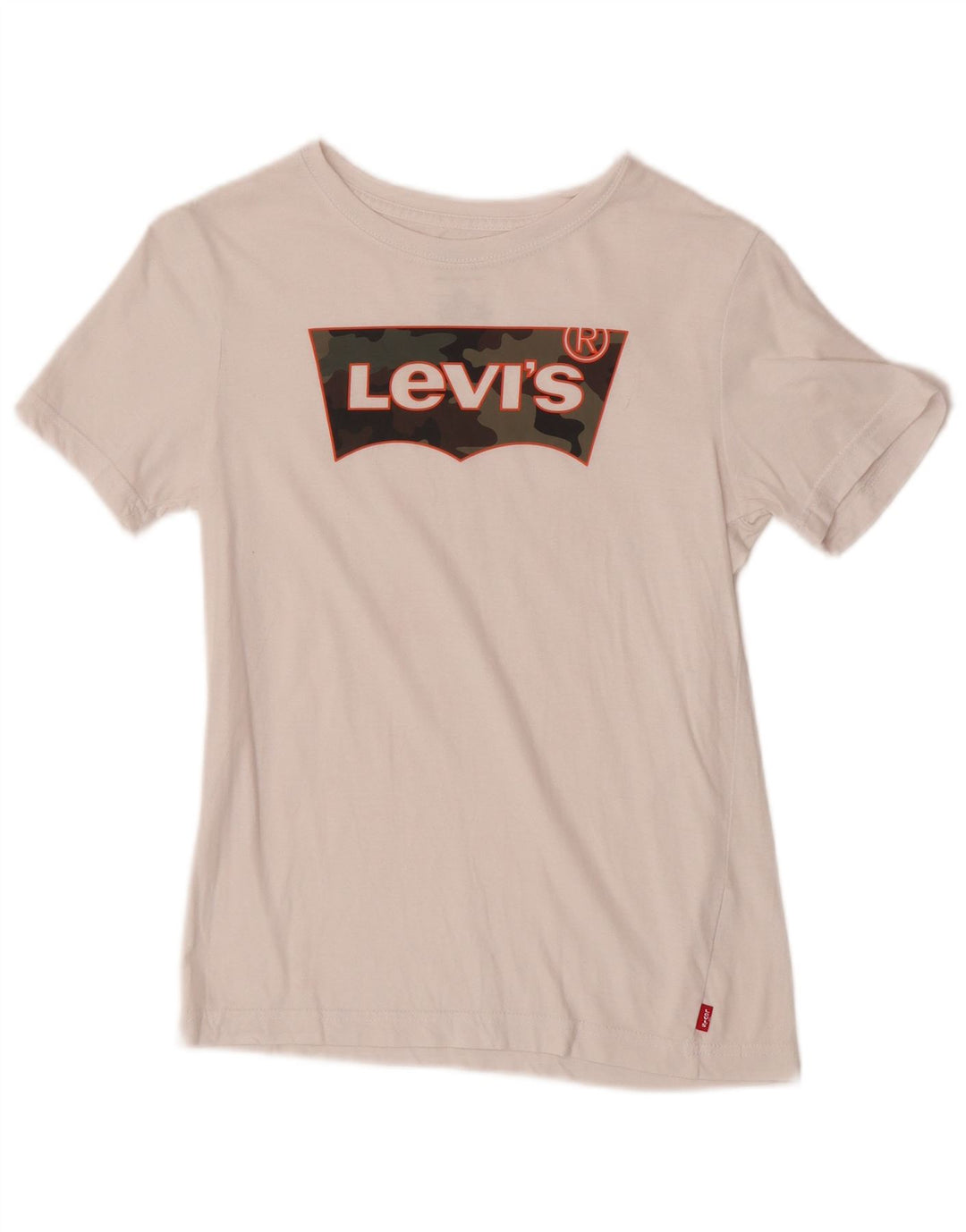 Levi's Jungen T-Shirt mit Grafik, Weiß, 11–12 Jahre