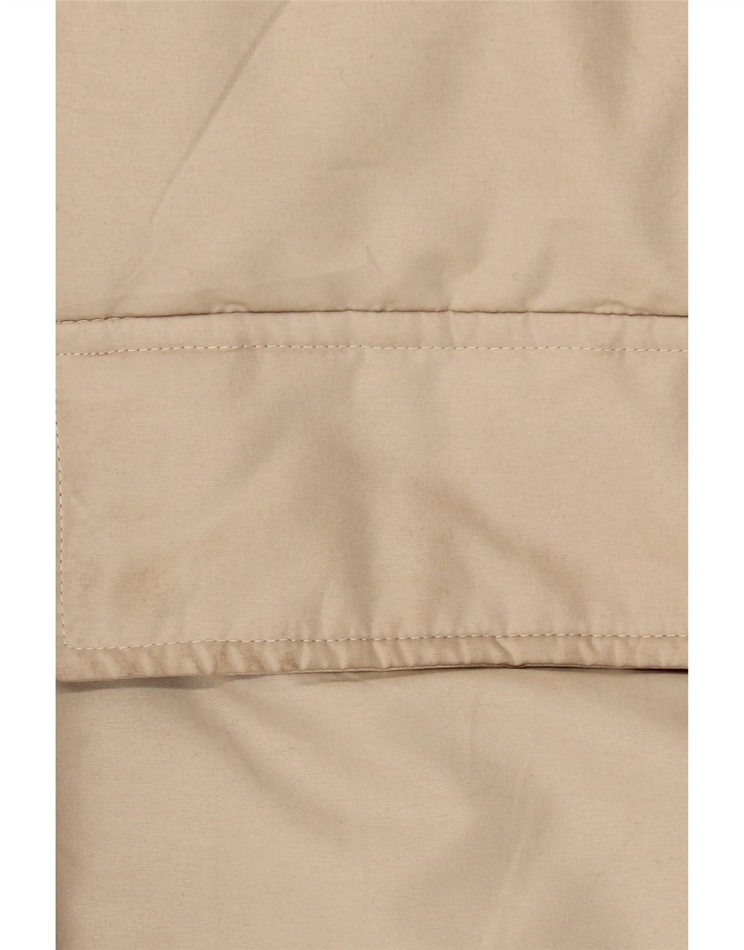 Fay Herren-Mantel mit Kapuze, gepolstert, UK 40, Größe L, Beige, Polyester