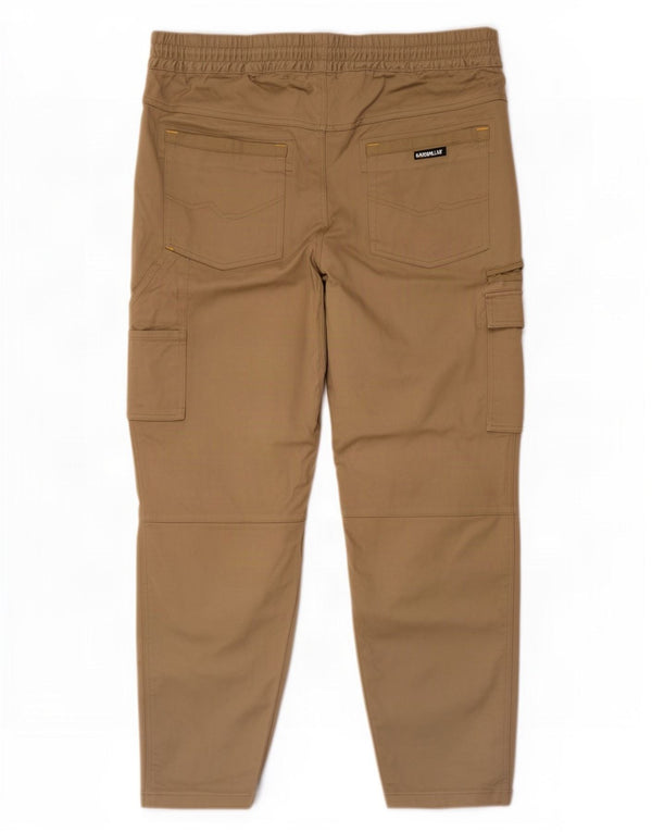 Caterpillar Herren Slim Cargohose W44 L32 Beige Baumwolle