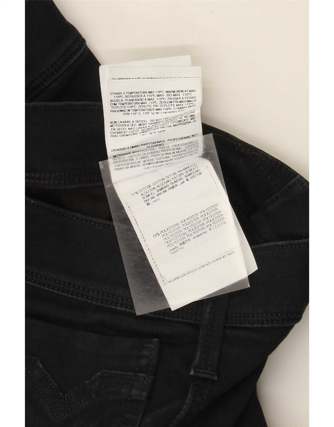 Replay Herren Slim Jeans W31 L34 Marineblau Baumwolle