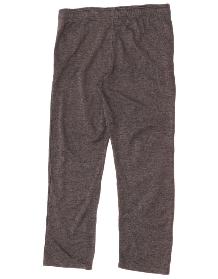 Reebok Herren-Trainingshose mit Grafik, mittelgraues Polyester