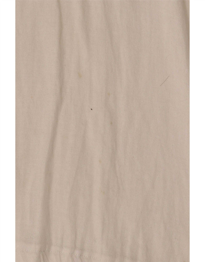 Übergroßes Blusenoberteil für Damen von Zara, Gr. 10, Größe S, Weiß