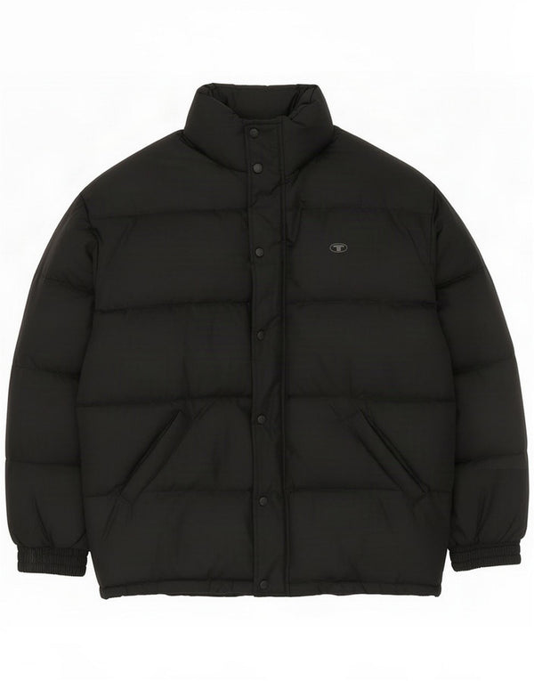 Tom Tailor Herren Wattierte Jacke UK 40 Large Schwarz