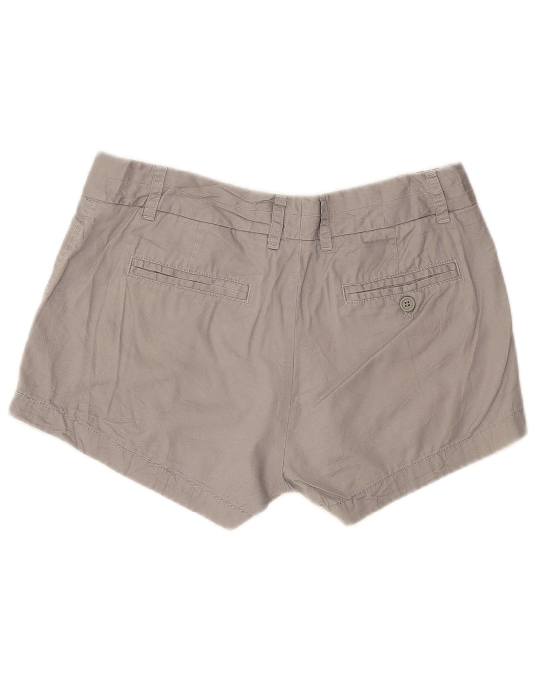 Crew Damen Chinoshorts US 6 Medium W25 Graue Baumwolle
