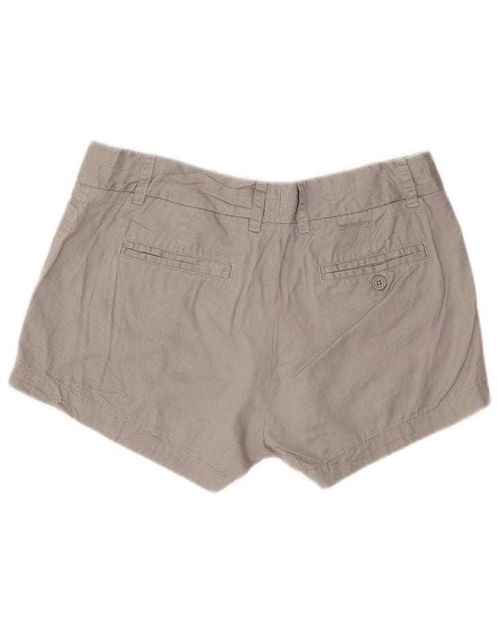 Crew Damen Chinoshorts US 6 Medium W25 Graue Baumwolle