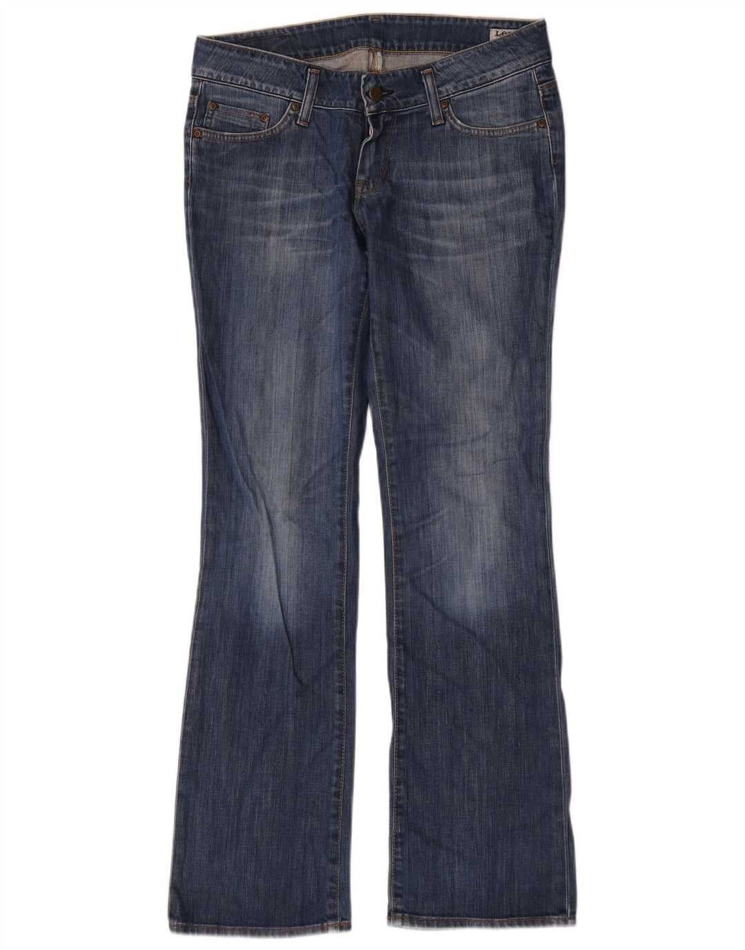 Lee Damen Coral Bootcut Jeans W30 L33 Blaue Baumwolle