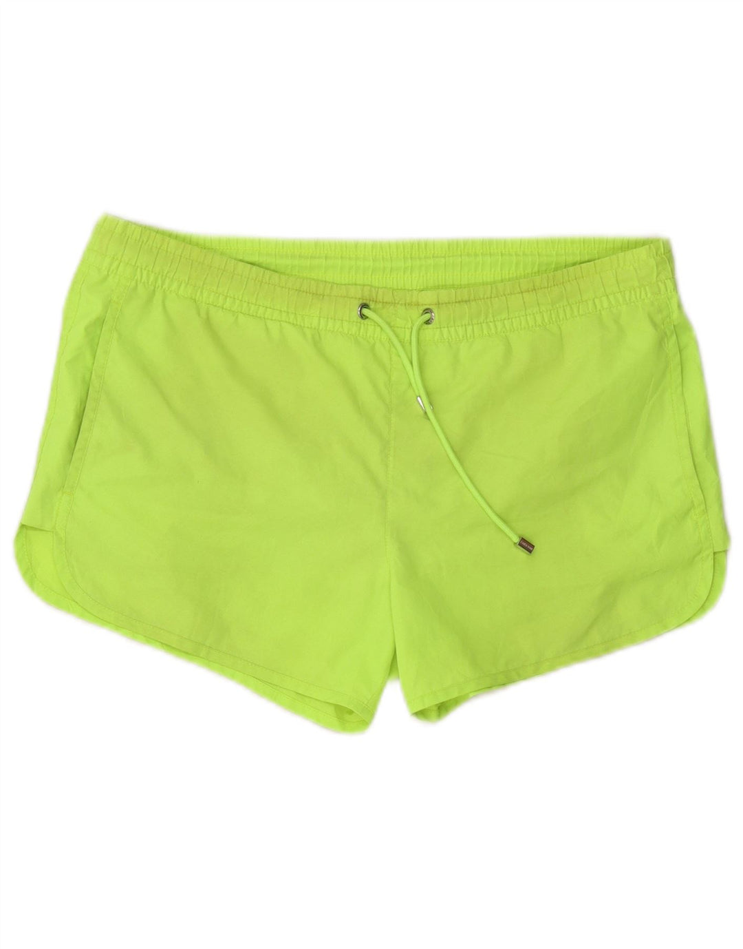 Zara Herren-Badeshorts aus mittelgrünem Polyester