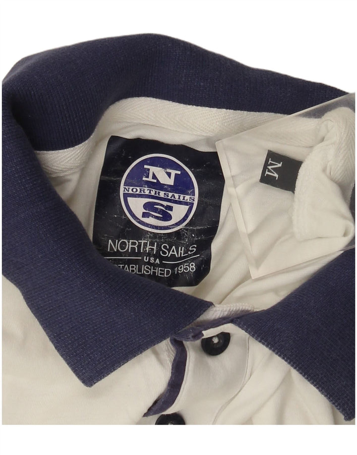 North Sails Herren-Poloshirt mit Grafik, mittelweiß