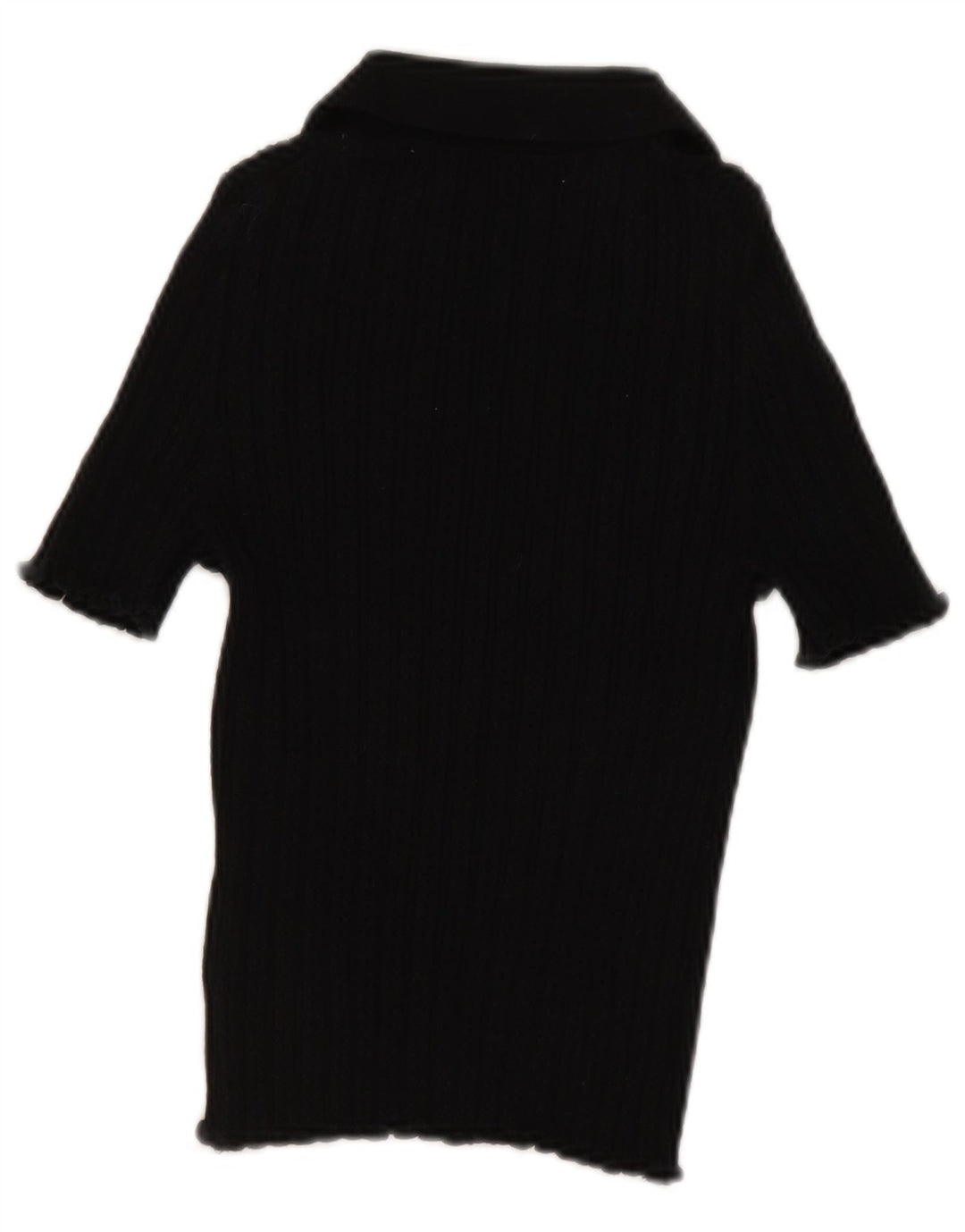 Boden Damen-Poloshirt, UK 12, mittelschwarz, Baumwolle