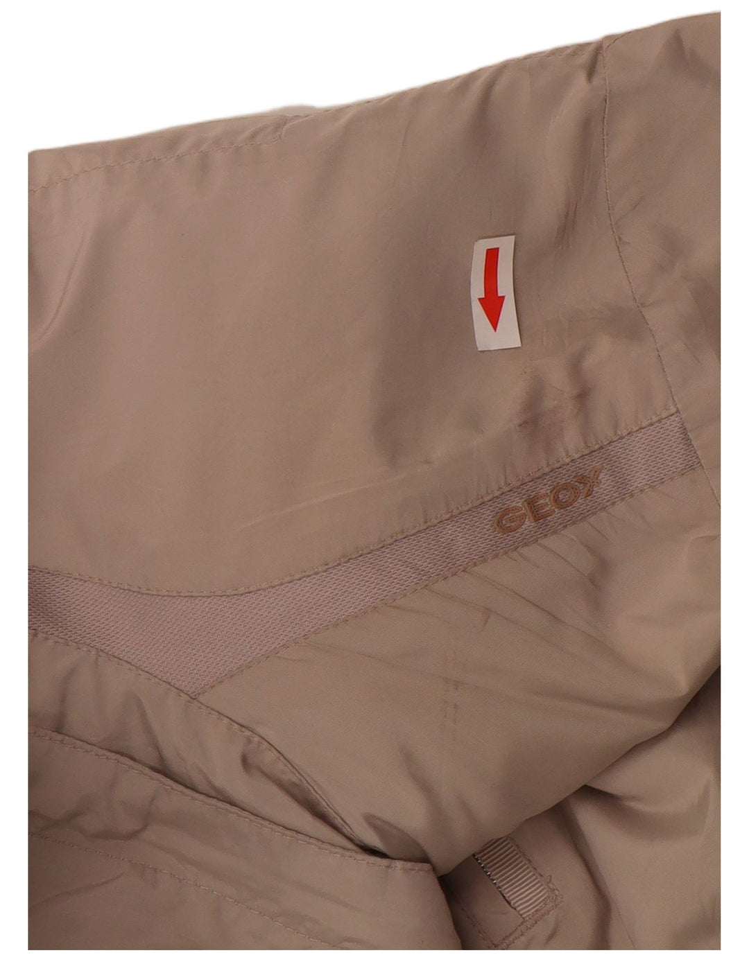 Geox Damen Respira Utility Jacke UK 14 Large Beige Polyester
