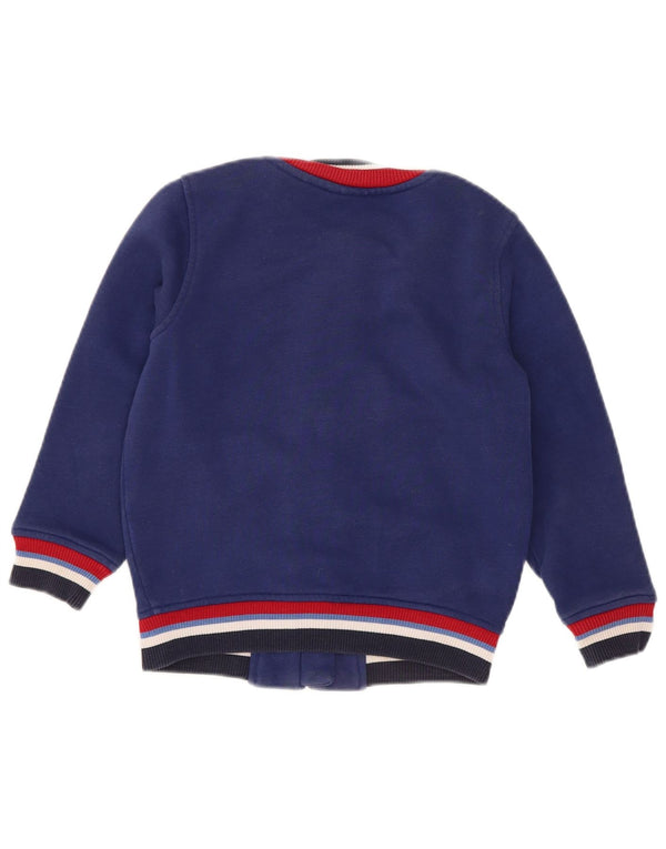 Lacoste Jungen-Trainingsanzug-Top-Jacke, 4–5 Jahre, blau, Colourblock-Sport