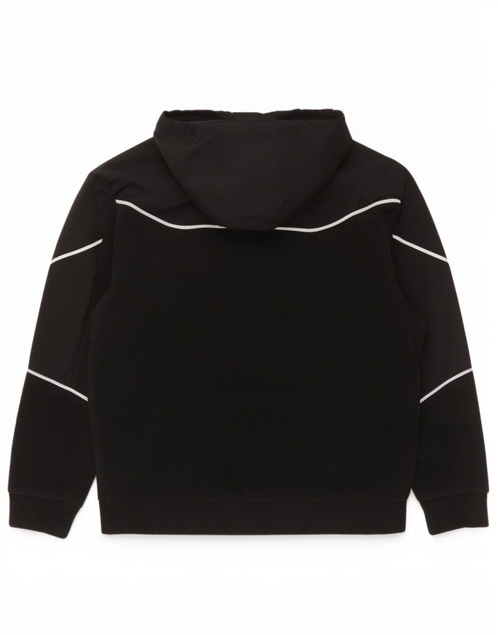 Adidas Herren Kapuzenpullover Medium Schwarz gestreift Polyester Sport