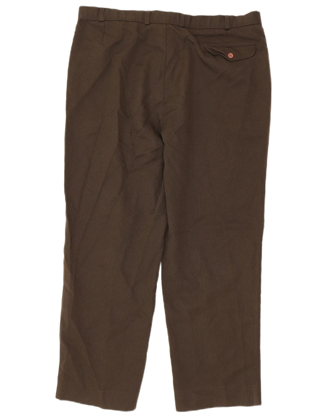 Marks & Spencer Herren Tapered Freizeithose W38 L31 Braunes Polyester