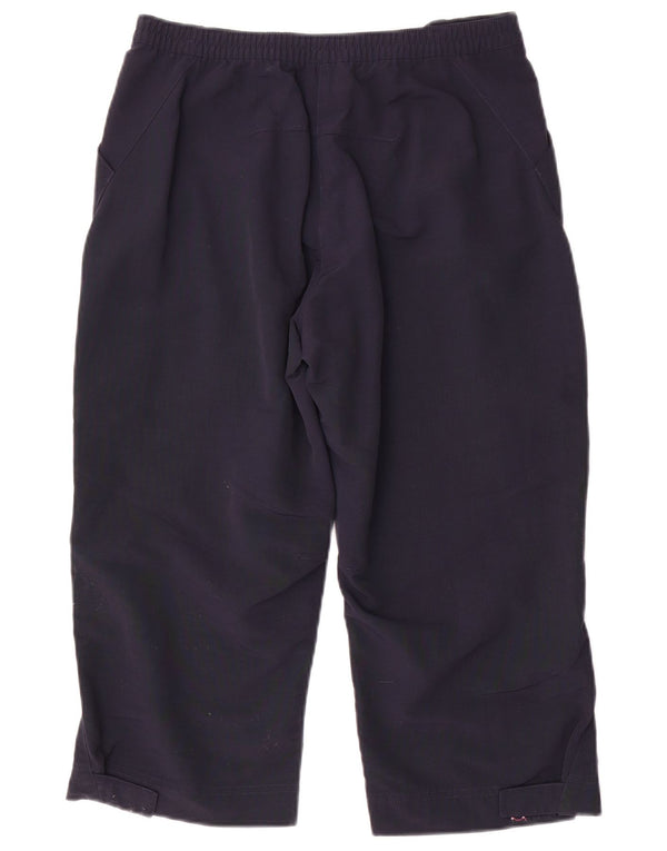 Adidas Damen Straight Capri Cargohose UK 12 Medium W30 L20 Marineblau