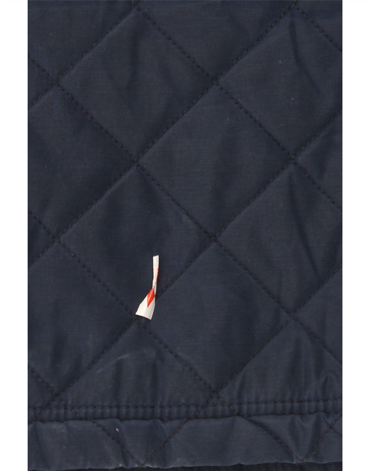 Crew Clothing Herren-Steppjacke, UK 40, Größe L, Marineblau, Baumwolle