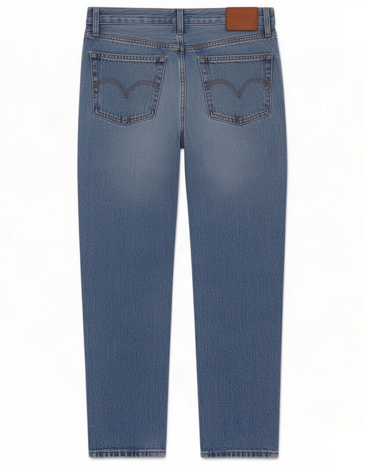 Levi's Damen 501 Straight Jeans W26 L27 Blau