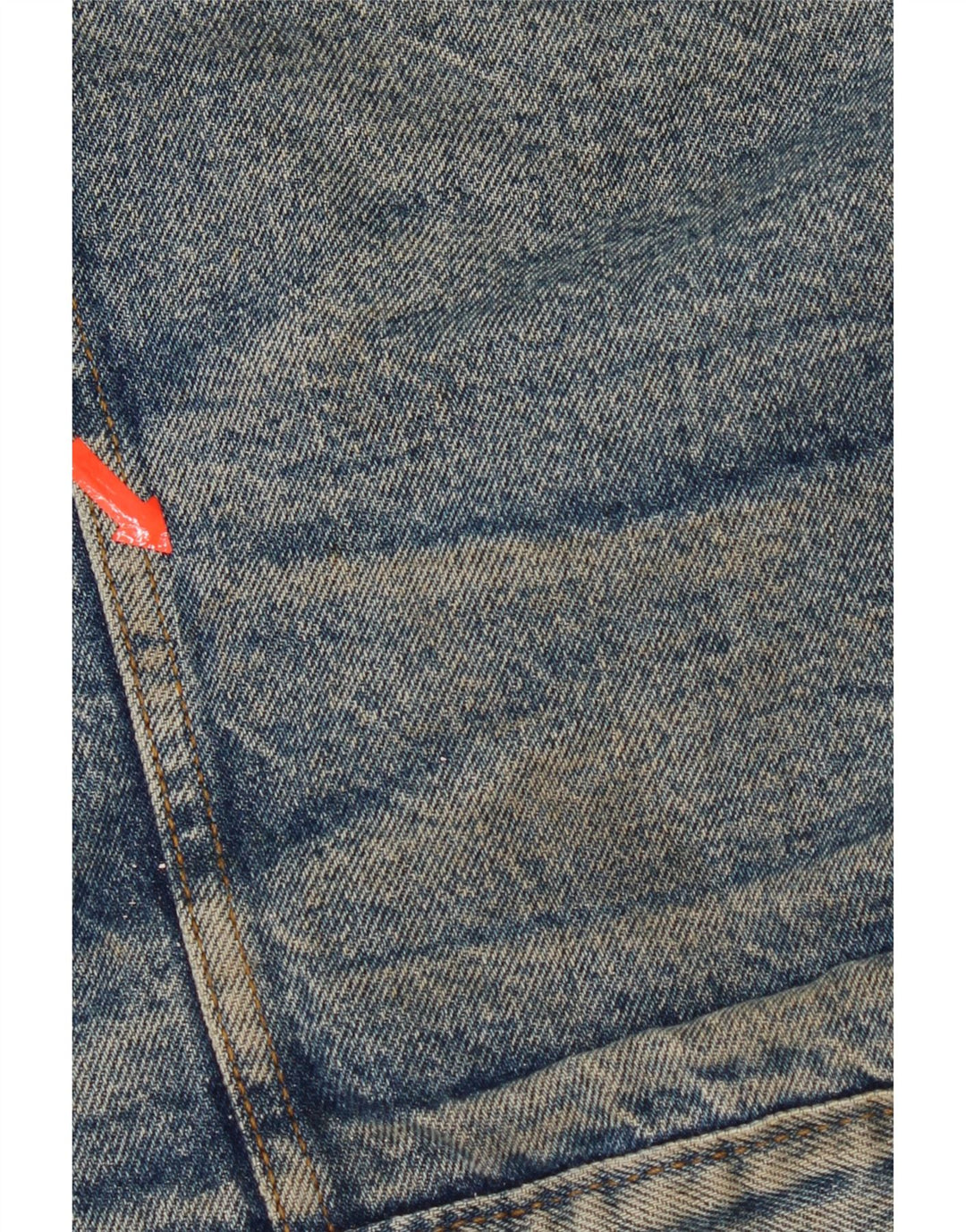 Levi's Herren Crop Denim Jacke UK 42 XL Blaue Baumwolle