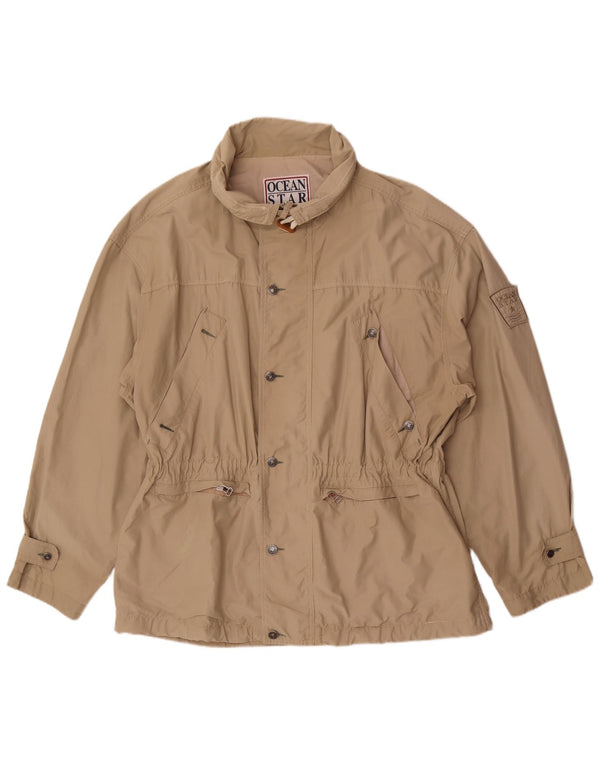 Ocean Star Mens Rain Jacket IT 56 3XL Beige