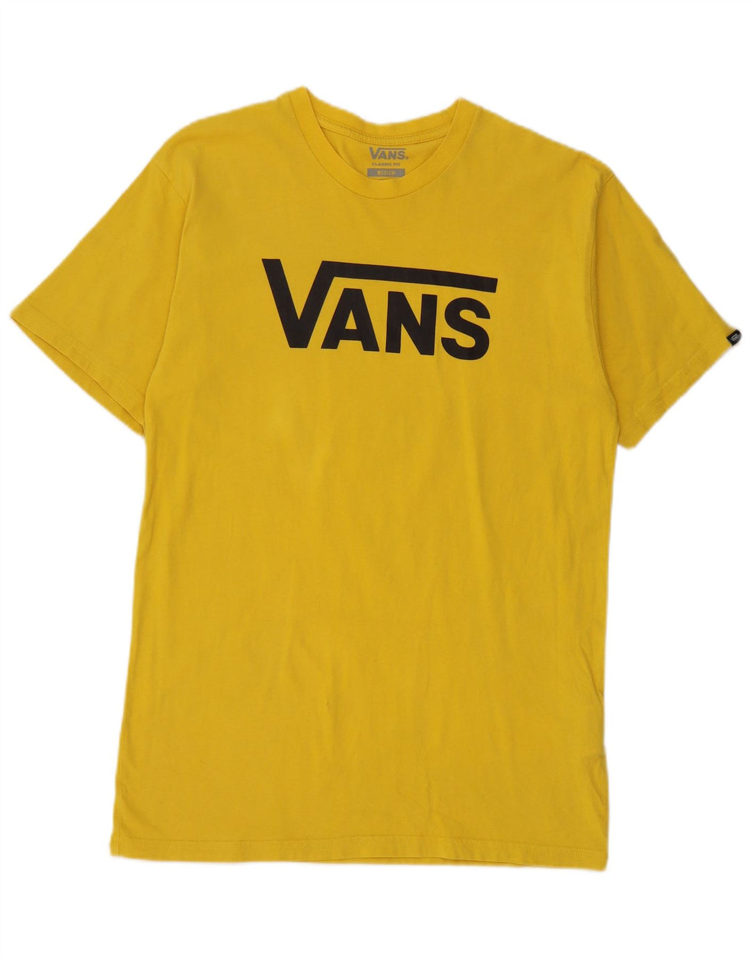 Vans Herren-T-Shirt mit klassischer Passform aus mittelgelber Baumwolle mit Grafik