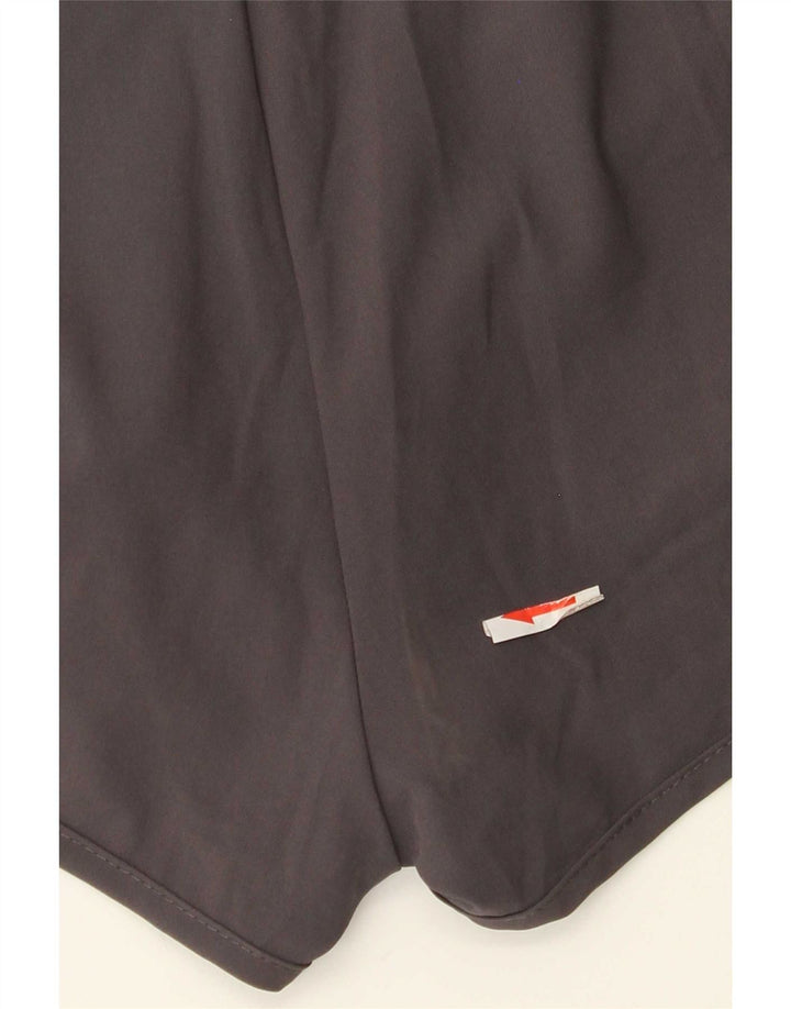 Kappa Damen Graphic Sport Shorts UK 6 XS Grau Polyester