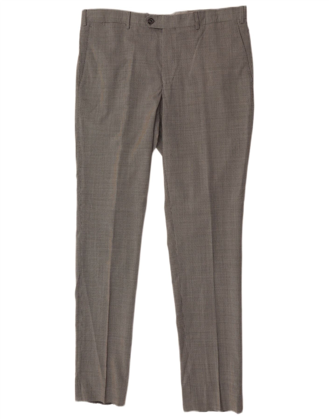 Massimo Dutti Herren Freizeithose EU 44 Large W34 L33 Schwarzer Hahnentritt