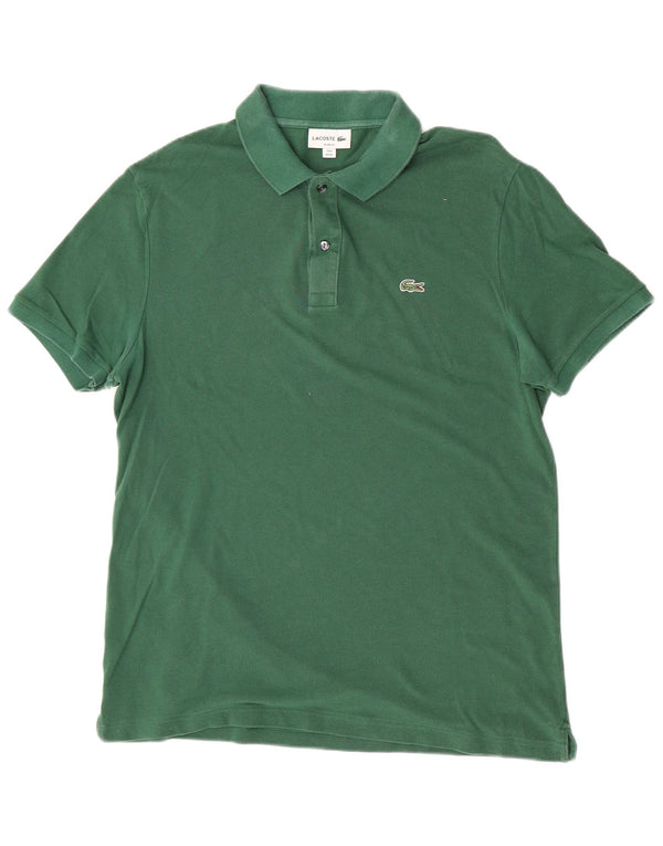 Lacoste Herren Slim Fit Poloshirt Größe 6 XL Grüne Baumwolle