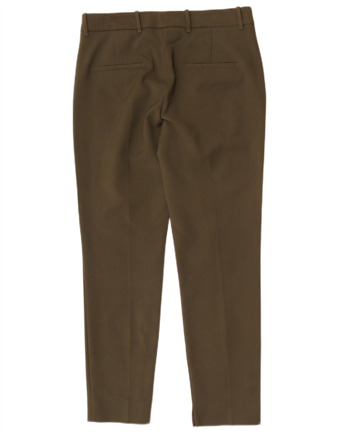 Zara Damen Tapered Chino Hose Medium W28 L28 Khaki