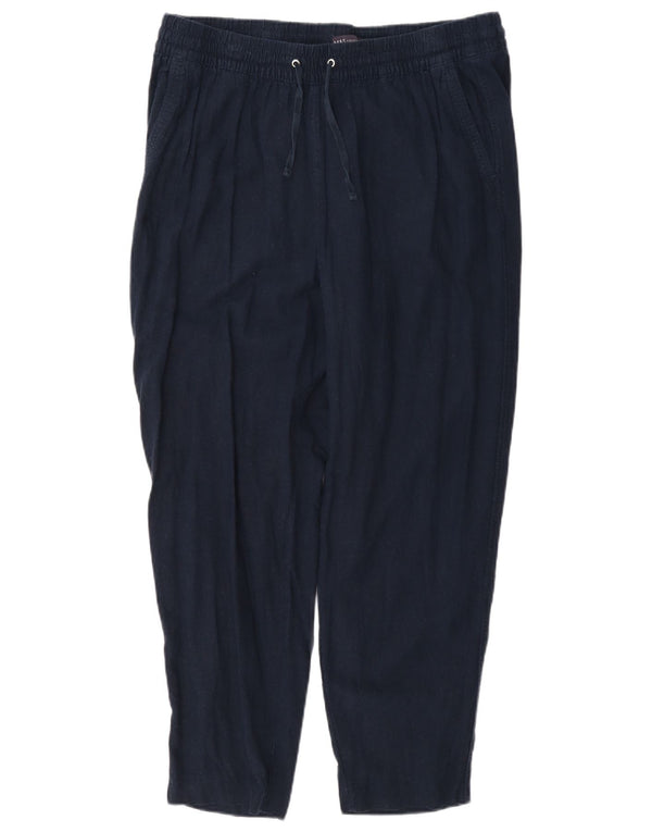 Marks & Spencer Damen Freizeithose UK 16 Large W34 L26 Marineblau