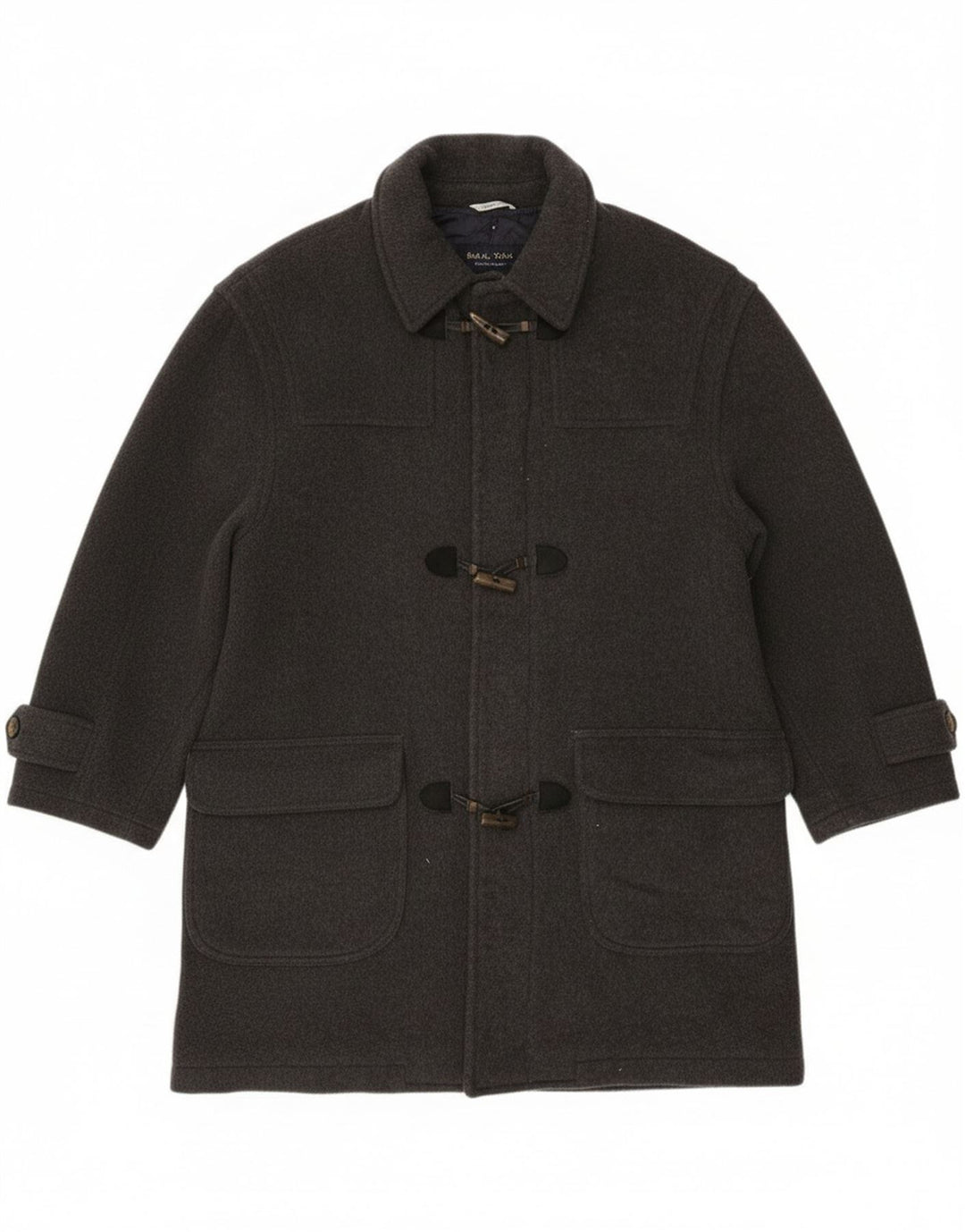 Wampum Herren Dufflecoat UK 40 Large Grau