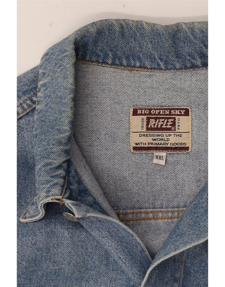 Rifle Herren Jeansjacke UK 44 2XL Blau