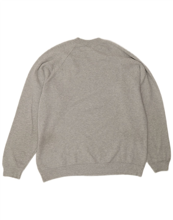 Vintage Herren Sweatshirt Pullover XL Grau Baumwolle