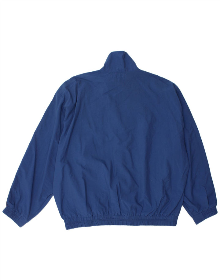 Oasis Herren-Trainingsanzugoberteil mit Grafik, IT 50, mittelblaues Polyamid