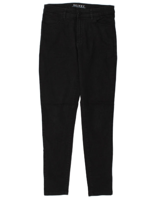 Marks & Spencer Herren Skinny Freizeithose UK 10 Small W27 L29 Schwarz