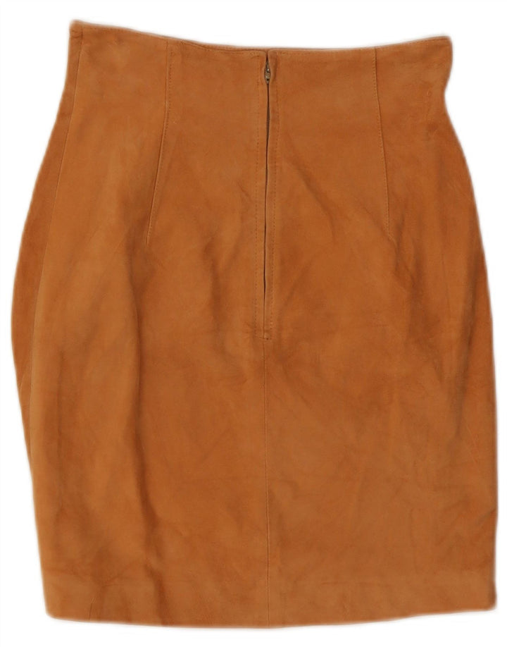 Begedor Damen Wildlederrock IT 40 Small W26 Braunes Leder