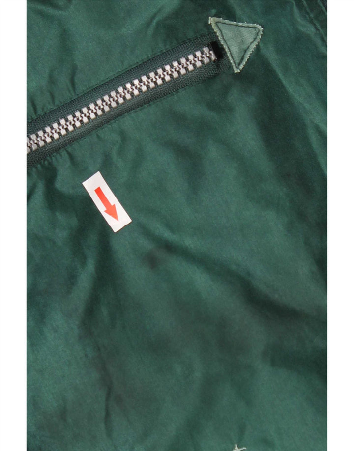 Vintage Herren Bomberjacke UK 40 Großes grünes Nylon