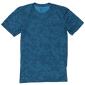 Nike Herren Dri Fit T-Shirt Top Small Blau Camouflage Polyester